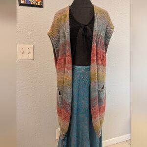 Moth Mohair Multicolored Duster